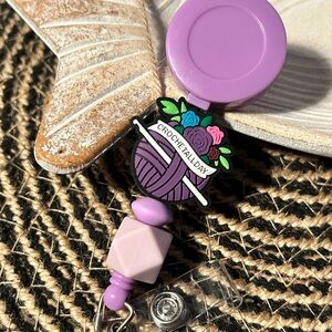 Crochet 🧶 Badge Reel